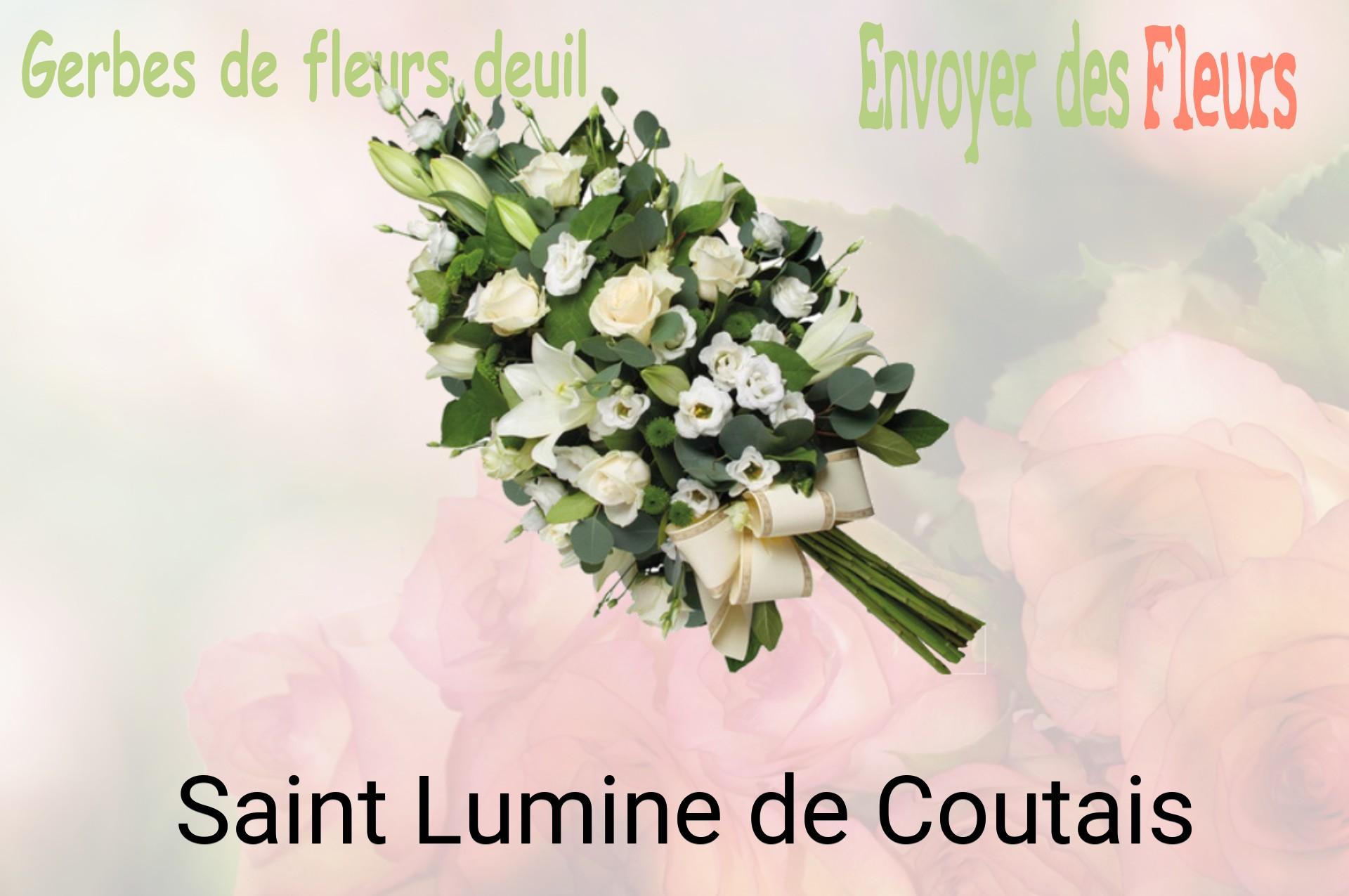 Gerbe de fleurs de deuil livrée à Saint-Lumine-de-Coutais